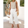 image:imageANRABESS Women Crop Tank Tops High Neck Sleeveless Shirts 2026 Summer Outfits Casual Blouse Beach Vacation ClothesLight Yellow