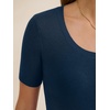 image:imageANRABESS Womens Short Sleeve Sweaters Wool Blend Summer Scoop Neck Casual Business Knit Shirts Slim Fit Work Tops OutfitsDark Teal