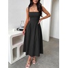 image:imageANRABESS Cocktail Dresses for Women Square Neck A Line Sleeveless Flowy Elegant Formal Wedding Guest Party Maxi Summer DressBlack