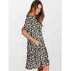 image:imageANRABESS Dresses for Women Summer 2026 V Neck Ruffle Sleeve A Line Tiered Flowy Casual Trendy Mini Beach Dress with PocketsBlack White Floral