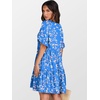 image:imageANRABESS Dresses for Women Summer 2026 V Neck Ruffle Sleeve A Line Tiered Flowy Casual Trendy Mini Beach Dress with PocketsBlue Pink Floral