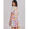 image:imageANRABESS Dresses for Women Summer 2026 V Neck Ruffle Sleeve A Line Tiered Flowy Casual Trendy Mini Beach Dress with PocketsMulticolour Floral