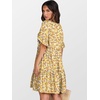 image:imageANRABESS Dresses for Women Summer 2026 V Neck Ruffle Sleeve A Line Tiered Flowy Casual Trendy Mini Beach Dress with PocketsYellow Red White Floral