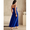 image:imageANRABESS Formal Dresses for Women Evening Party Cocktail Long Dress Split Elegant V Neck Wrap Ruffle Wedding Guest DressesRoyal Blue