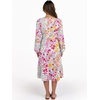 image:imageANRABESS Long Sleeve Midi Dresses for Women V Neck 2026 Fall Fashion Casual Loose Fit Flowy Swing Tiered Vacation Boho DressMulticolour Floral