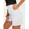 image:imageANRABESS Shorts for Women Summer Casual Elastic High Waist Lounge Comfy Dress Shorts with Pockets 2026 Beach Vacation ClothesWhite