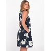 image:imageANRABESS Summer Dress for WomenV Neck Sleeveless SundressLoose FitSoft Travel Vacation OutfitsCute Beach Cover Up ClothesFloral Navy