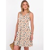 image:imageANRABESS Summer Dress for WomenV Neck Sleeveless SundressLoose FitSoft Travel Vacation OutfitsCute Beach Cover Up ClothesLeaves Print