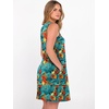 image:imageANRABESS Summer Dress for WomenV Neck Sleeveless SundressLoose FitSoft Travel Vacation OutfitsCute Beach Cover Up ClothesOrange Red Blue Leaf