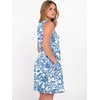 image:imageANRABESS Summer Dress for WomenV Neck Sleeveless SundressLoose FitSoft Travel Vacation OutfitsCute Beach Cover Up ClothesWhite Blue Print