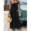 image:imageANRABESS Summer Dresses for Women 2026 Backless Cami Maxi Sundresses Spaghetti Strap Long Lounge Beach Vacation House DressBlack