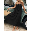 image:imageANRABESS Summer Dresses for Women 2026 Backless Cami Maxi Sundresses Spaghetti Strap Long Lounge Beach Vacation House DressBlack