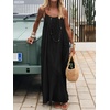 image:imageANRABESS Summer Dresses for Women 2026 Backless Cami Maxi Sundresses Spaghetti Strap Long Lounge Beach Vacation House DressBlack