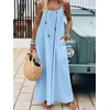 image:imageANRABESS Summer Dresses for Women 2026 Backless Cami Maxi Sundresses Spaghetti Strap Long Lounge Beach Vacation House DressBright Blue