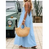 image:imageANRABESS Summer Dresses for Women 2026 Backless Cami Maxi Sundresses Spaghetti Strap Long Lounge Beach Vacation House DressBright Blue