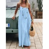 image:imageANRABESS Summer Dresses for Women 2026 Backless Cami Maxi Sundresses Spaghetti Strap Long Lounge Beach Vacation House DressBright Blue