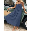 image:imageANRABESS Summer Dresses for Women 2026 Backless Cami Maxi Sundresses Spaghetti Strap Long Lounge Beach Vacation House DressDeep Blue