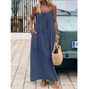 image:imageANRABESS Summer Dresses for Women 2026 Backless Cami Maxi Sundresses Spaghetti Strap Long Lounge Beach Vacation House DressDeep Blue
