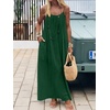 image:imageANRABESS Summer Dresses for Women 2026 Backless Cami Maxi Sundresses Spaghetti Strap Long Lounge Beach Vacation House DressForest Green
