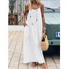 image:imageANRABESS Summer Dresses for Women 2026 Backless Cami Maxi Sundresses Spaghetti Strap Long Lounge Beach Vacation House DressWhite
