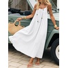 image:imageANRABESS Summer Dresses for Women 2026 Backless Cami Maxi Sundresses Spaghetti Strap Long Lounge Beach Vacation House DressWhite