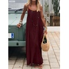 image:imageANRABESS Summer Dresses for Women 2026 Backless Cami Maxi Sundresses Spaghetti Strap Long Lounge Beach Vacation House DressWine Red