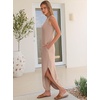 image:imageANRABESS Summer Dresses for Women 2026Sleeveless Loose Fit Casual Maxi SundressWrinkleFree Soft Beach Vacation ClothesAlmond