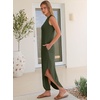 image:imageANRABESS Summer Dresses for Women 2026Sleeveless Loose Fit Casual Maxi SundressWrinkleFree Soft Beach Vacation ClothesArmy Green