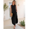 image:imageANRABESS Summer Dresses for Women 2026Sleeveless Loose Fit Casual Maxi SundressWrinkleFree Soft Beach Vacation ClothesBlack