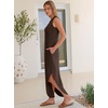 image:imageANRABESS Summer Dresses for Women 2026Sleeveless Loose Fit Casual Maxi SundressWrinkleFree Soft Beach Vacation ClothesBrown
