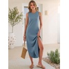 image:imageANRABESS Summer Dresses for Women 2026Sleeveless Loose Fit Casual Maxi SundressWrinkleFree Soft Beach Vacation ClothesGrey Blue