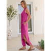 image:imageANRABESS Summer Dresses for Women 2026Sleeveless Loose Fit Casual Maxi SundressWrinkleFree Soft Beach Vacation ClothesHot Pink
