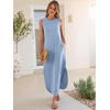 image:imageANRABESS Summer Dresses for Women 2026Sleeveless Loose Fit Casual Maxi SundressWrinkleFree Soft Beach Vacation ClothesLight Blue
