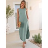 image:imageANRABESS Summer Dresses for Women 2026Sleeveless Loose Fit Casual Maxi SundressWrinkleFree Soft Beach Vacation ClothesLight Green