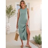image:imageANRABESS Summer Dresses for Women 2026Sleeveless Loose Fit Casual Maxi SundressWrinkleFree Soft Beach Vacation ClothesLight Green