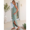 image:imageANRABESS Summer Dresses for Women 2026Sleeveless Loose Fit Casual Maxi SundressWrinkleFree Soft Beach Vacation ClothesLight Green