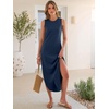 image:imageANRABESS Summer Dresses for Women 2026Sleeveless Loose Fit Casual Maxi SundressWrinkleFree Soft Beach Vacation ClothesNavy Blue