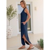 image:imageANRABESS Summer Dresses for Women 2026Sleeveless Loose Fit Casual Maxi SundressWrinkleFree Soft Beach Vacation ClothesNavy Blue