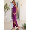image:imageANRABESS Summer Dresses for Women 2026Sleeveless Loose Fit Casual Maxi SundressWrinkleFree Soft Beach Vacation ClothesPurple Red