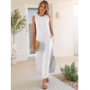 image:imageANRABESS Summer Dresses for Women 2026Sleeveless Loose Fit Casual Maxi SundressWrinkleFree Soft Beach Vacation ClothesWhite