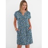 image:imageANRABESS Summer Dresses for Women Casual V Neck Short Sleeve Mini Tshirt Dress 2026 Loose Fit Beach Vacation Shift SundressBlue White Green Floral