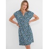 image:imageANRABESS Summer Dresses for Women Casual V Neck Short Sleeve Mini Tshirt Dress 2026 Loose Fit Beach Vacation Shift SundressBlue White Green Floral
