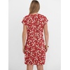 image:imageANRABESS Summer Dresses for Women Casual V Neck Short Sleeve Mini Tshirt Dress 2026 Loose Fit Beach Vacation Shift SundressFloral Red