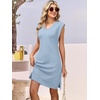 image:imageANRABESS Summer Dresses for Women Casual V Neck Sleeveless Split WrinkleFree Mini Tank Dress Beach Vacation Short SundressLight Blue