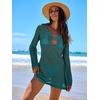 image:imageANRABESS Women Beach Crochet Cover Ups Summer Knit Swimwear Mesh Bathing Suit Hollow Out Dress 2026 Vacation SwimsuitLake