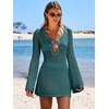 image:imageANRABESS Women Beach Crochet Cover Ups Summer Knit Swimwear Mesh Bathing Suit Hollow Out Dress 2026 Vacation SwimsuitLake