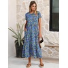 image:imageANRABESS Women Summer Casual Short Sleeve Maxi Dresses A Line Flowy T Shirt Dress 2026 Beach Vacation Sundress with PocketsBlue Yellow Floral