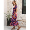 image:imageANRABESS Women Summer Casual Short Sleeve Maxi Dresses A Line Flowy T Shirt Dress 2026 Beach Vacation Sundress with PocketsNavy Red Floral