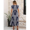 image:imageANRABESS Women Summer Casual Short Sleeve Maxi Dresses A Line Flowy T Shirt Dress 2026 Beach Vacation Sundress with PocketsNavy White Leaf Floral