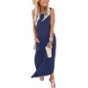 image:imageANRABESS Women Summer Maxi Dress Beach Vacation Sundress Sleeveless Casual Loose Shirt Dresses 2026 Travel OutfitsBlue